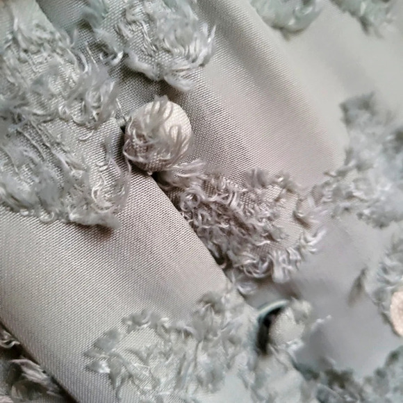 Zara Midi Length Dress / Textured &  Embroidered  / Size Small - Picture 7 of 11